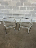 Butterfly Lucite Chairs (2)