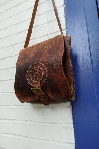 Leather Saddle Bag