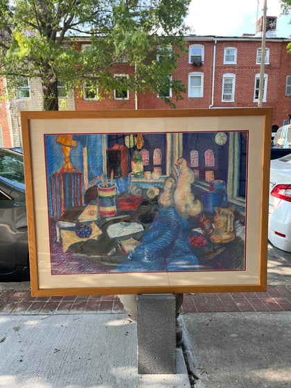 Framed Laid Back Artist