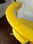 Yellow Barrel Chair Set (2)