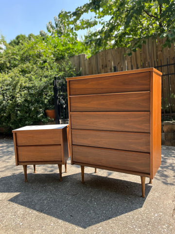 MCM Dresser & Nightstand Set