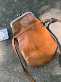 Leather Crossbody HOBO Bag