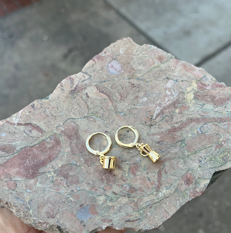 Coffee Pot + Mug Earrings