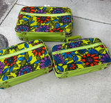 1960’s Retro Floral Luggage Set