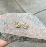 Double C Hoop Earrings