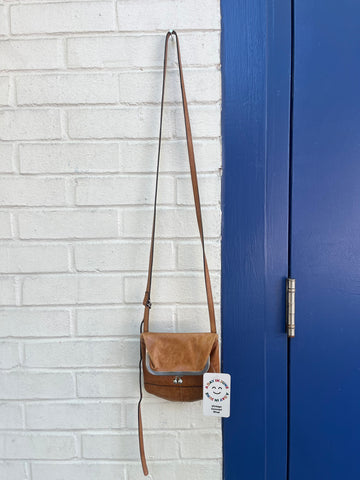 Leather Crossbody HOBO Bag