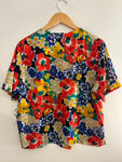 70’s Floral Blouse (S/M)