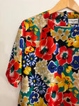 70’s Floral Blouse (S/M)