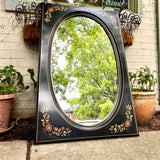 Hand painted Oval Mirror