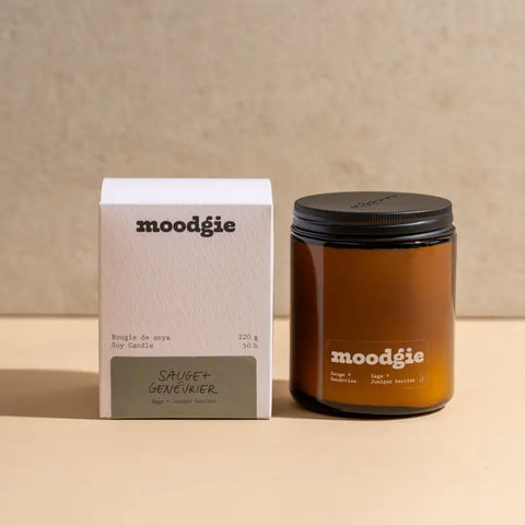 Moodgie Candles : Sauge + Genévrier