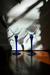 Cobalt Martini Glass Set